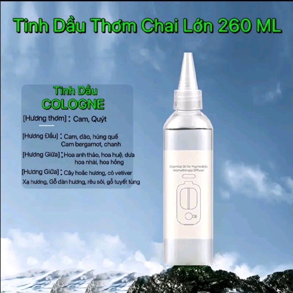 Tinh dầu thơm phòng chai lớn 260ml bổ sung tinh dầu cho máy phun, tinh dầu chai chiếc lớn thích hợp nhiều loại máy phun
