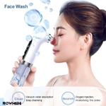 Thiết bị tạo bong bóng điện 3 chế độ Máy hút bụi lỗ chân lông loại bỏ mụn đầu đen, Đèn xanh có thể sạc lại USB — ảnh 4