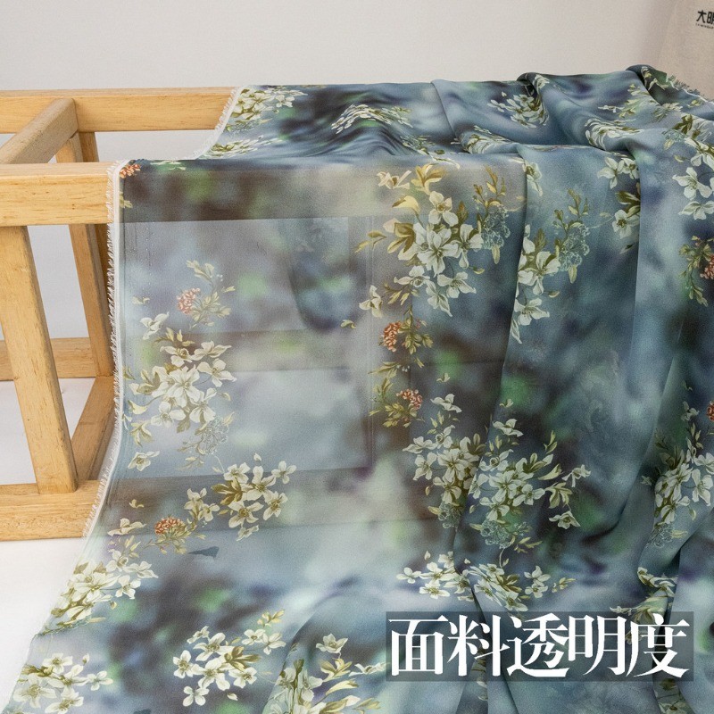 Georgette Voan Khăn Vải Mỏng Khăn Lụa Cổ Trang Phục Hanfu Mùa Hè Đi Biển Váy Vải 50x150cm