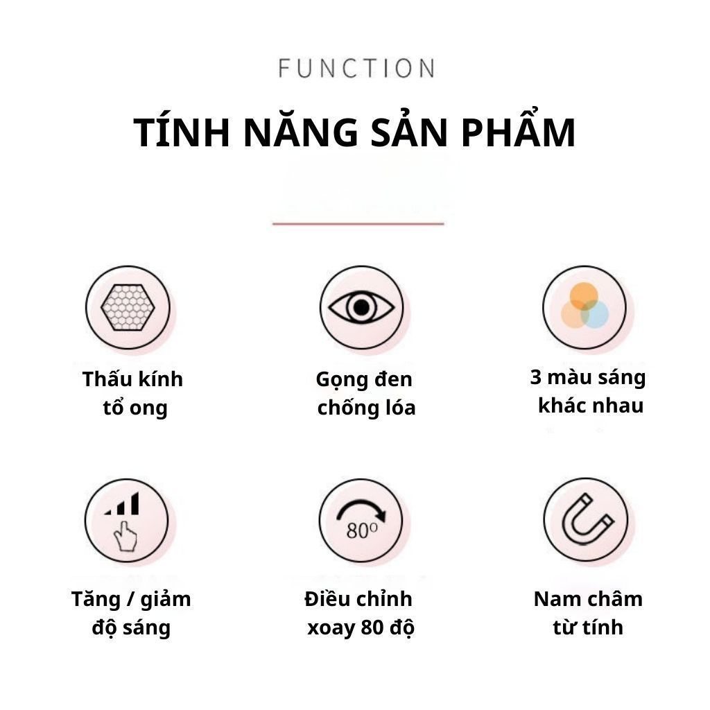Đèn sạc được đèn LED cảm biến chuyển động đèn từ tính đèn học đèn tủ