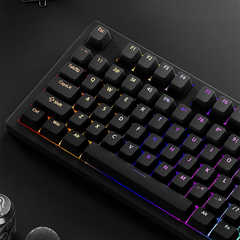126 Phím Đen Tùy Chỉnh Double Shot PBT Keycaps RGB Backlit Key cap Cherry Profile cho MX Switch Bàn Phím Chơi Game | BigBuy360 - bigbuy360.vn