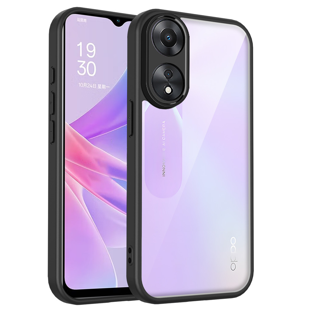 Ốp lưng OPPO A38 Vỏ trong suốt mờ thời trang cho Ốp điện thoại OPPO A38