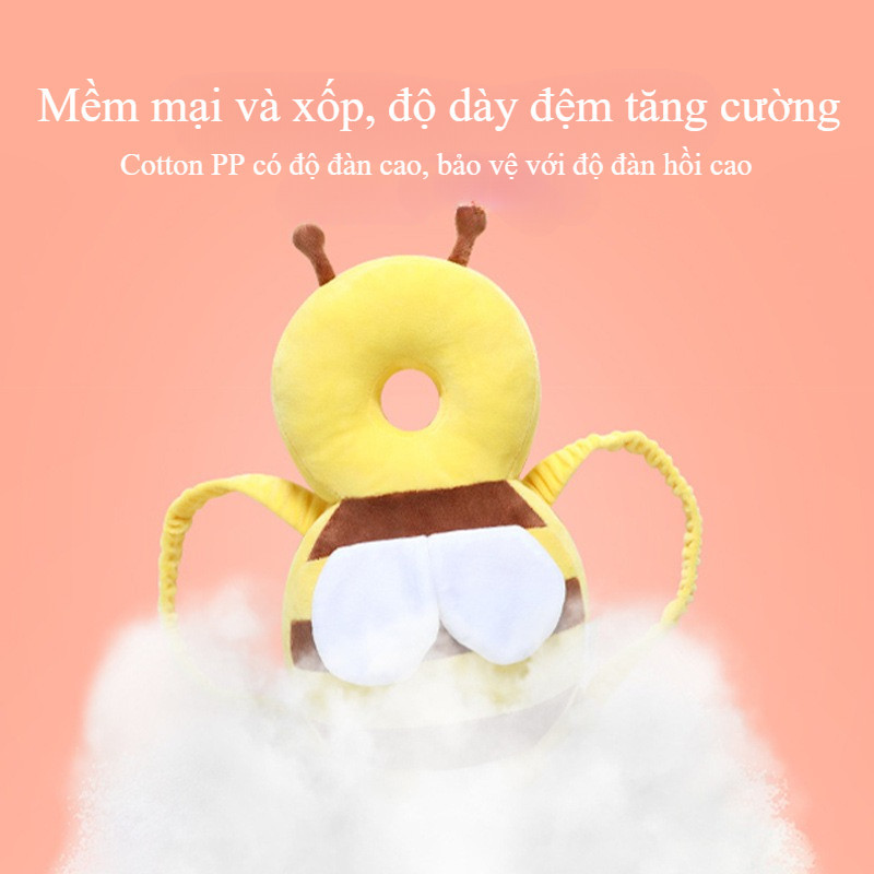 Gối Bảo Vệ đầu Và Lưng Bé Chống,Tập Đi Cho Bé,bảo Vệ Khi Té Ngã Hiệu Quả,Bảo Vệ An Toàn Cho Bé,Tặng Dây Đai Bảo Hiểm