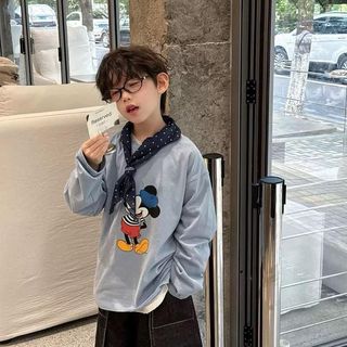 [DOU DOU KID] DT31 Áo Phông Mickey cho Bé Trai từ 15-45kg,Chất Cotton hữu cơ Chính Phẩm