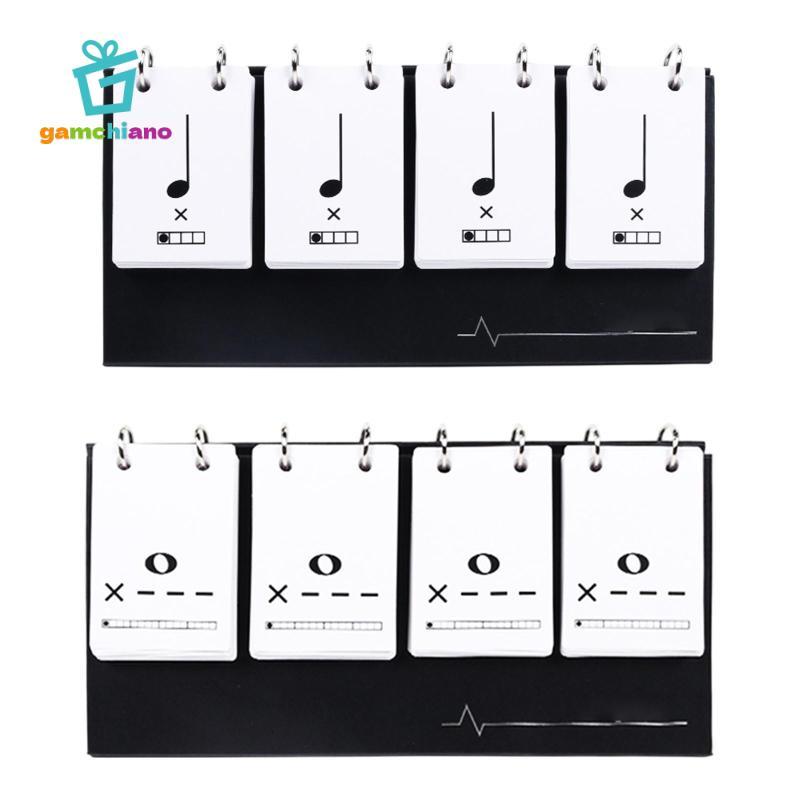 Gamchiano Thẻ nhịp điệu trang có thể xoay cho các tờ nhạc trong học đàn Guitar và Piano