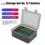 Giá đỡ sắp xếp lưu trữ pin GCDHome Giữ 54 pin AA AAA, Hộp đựng pin Hộp đựng nhà để xe, Hộp đựng tổ chức ngăn kéo gia đình HOT