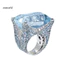 Một thế giới| Phụ Nữ Lấp Lánh Nhẫn Cubic Zirconia Cô Dâu Cưới Đính Hôn Trang Sức Dự Tiệc