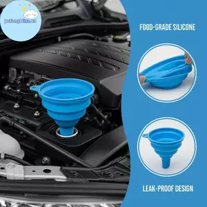 Pufangbliss BPA Free Thực Phẩm Có Thể Gập Lại Phễu Silicon Có Thể Tái Sử Dụng Linh Hoạt Cho Nhà Bếp Chất Lỏng Tự Động Chuyển Dầu Sử Dụng Hộ Gia Đình VN