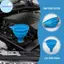 Pufangbliss BPA Free Thực Phẩm Có Thể Gập Lại Phễu Silicon Có Thể Tái Sử Dụng Linh Hoạt Cho Nhà Bếp Chất Lỏng Tự Động Chuyển Dầu Sử Dụng Hộ Gia Đình VN