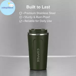 Cốc giữ nhiệt cà phê bằng thép không gỉ Pufangbliss 510ML Cốc chống rò rỉ di động để sử dụng hàng ngày trên ô tô, cắm trại, đi bộ đường dài VN