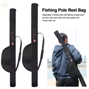 Túi cuộn cần câu AWNGD, có dây đeo vai Túi cần câu di động, Cần câu gấp 118 / 128cm