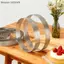 {AKIN} Khuôn làm bánh Mousse bằng thép không gỉ chịu nhiệt Vòng bánh Tart tròn đục lỗ Bánh quy Bánh ngọt Khuôn cắt vòng tròn Dụng cụ làm bánh {a}