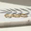 PNPIA- Vintage Twig Lá Xếp Chồng Nhẫn Vàng Bộ Zircon Ban Nhạc Nữ Trang Sức Thời Trang Đính Hôn Hàng Ngày Quà Tặng Khoảnh Khắc