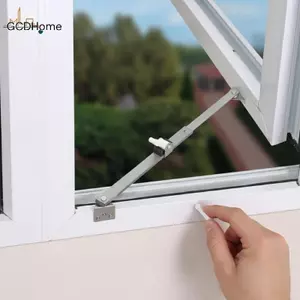 GCDHome Thép không gỉ Kính thiên văn chống gió Hỗ trợ cửa sổ Gusset Giới hạn góc 90 độ cho cửa sổ trượt HOT