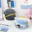 Ví đựng tiền xu hình chim cánh cụt nhỏ dễ thương Ví đựng tiền xu hoạt hình Mini mềm Túi dòng dữ liệu đáng yêu Đơn giản Bền bỉ Phụ kiện ví tiền xu sang trọng VN
