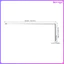 2 Thanh Chỉ Số Bói Toán Thép Không Gỉ 42.00X12.20X1.00CM Bạc kevga