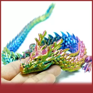 Cod 3D In Trung Quốc Rồng Di Chuyển Khớp Trang Trí Sưu Tập Đồ Chơi