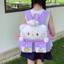 Ba lô HT3 HELLO KITTY dành cho trẻ em Túi đi học hoạt hình dành cho bé gái Gói du lịch nhẹ dành cho trẻ em TH3