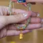 MAKY Hai Lớp Nữ Giả Ngọc Đính Hạt Vòng Tay Trang Sức Bé Gái Tiệc Cưới Hàn Quốc Món Quà Trang Sức VN