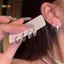 < Honeyba > 4 Cái / bộ Bông Tai Vòng Pha Lê Zircon Thẩm Mỹ Cho Nữ Hợp Thời Trang Thoáng Mát Tinh Tế Bông Tai Đeo Hàng Ngày Phụ Kiện Trang Sức Quà Tặng Đẹp