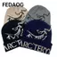 Mũ dệt kim ren FEDAOG, Mũ beanie phong cách Hip-hop, Unisex Rotundity Word Bird Mũ beanie ấm áp đa năng vào mùa thu đông