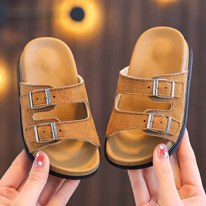 Giày Sandal Trẻ Em Mùa Hè 2025 Dép Bé Trai Bé Gái Đế Mềm Chống Trơn Trượt Tắm Bên Ngoài Mặc Cha Mẹ-Con Trẻ Em Boken Dép A1HN