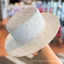 Mũ Rơm Mùa Hè Mũ Chống Nắng Kim Cương Giả Pháp Flat Top Phong Cách Mới Tất Cả Trận Đấu Tấm Che Nắng Bên Biển Mũ Du Lịch