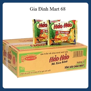 Mì Xào Hảo Hảo Acecook 75g Thùng 30 Gói - Chính Hãng, Date Mới