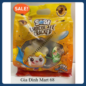 Sobi Chocolate Cracker 240g – Bánh Quy Socola Giòn Xốp Chính Hãng