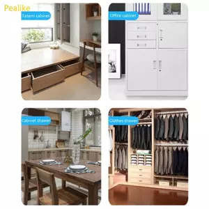 Pealike Thanh Lịch 3 Chữ Số Mật Khẩu Cam Khóa Bộ 2 Cho Hộp Thư Và Tủ Chắc Chắn Không Cần Chìa Khóa Hợp Kim Kẽm Vật Liệu