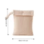 Túi đựng tã trẻ em DONOVANQQ, Túi đựng đồ du lịch di động Muslin Cotton Gạc, Nút chụp màu trơn Túi đựng mẹ đa năng nhẹ cho trẻ sơ sinh