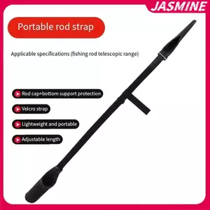JASMINE Cần Câu Túi Bảo Quản Đàn Hồi Đầu Bao Có Thể Điều Chỉnh Cần Câu Dây Đeo Vai Di Động Cần Câu Dây Phụ Kiện Câu Cá JASMINE