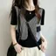 Áo thun ngắn tay hai mảnh giả chính hãng mùa hè 2026 Niche thiết kế độc đáo Slim-fit Giảm tuổi dáng ôm hơn