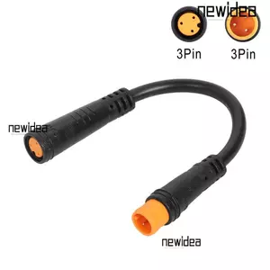 Cáp ga ngón tay cái NEWIDEA, Cáp nối dài 3 chân chống nước cho nam và nữ, Phụ kiện phích cắm dây xe đạp điện PE Thích hợp cho xe đạp điện