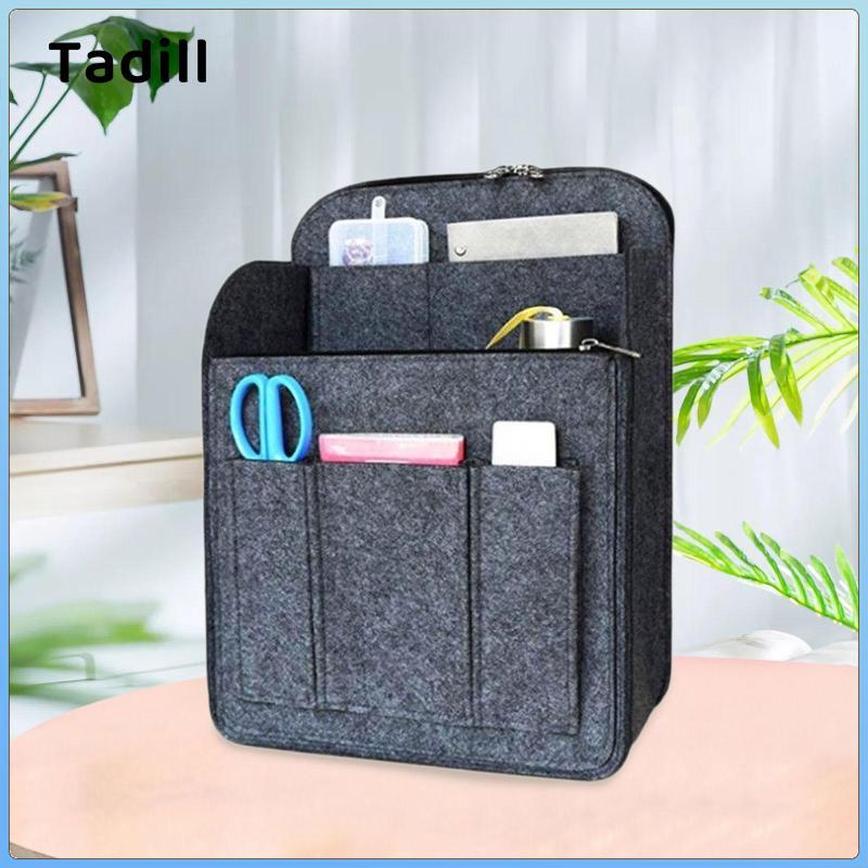 Ba lô Tổ chức Chèn Túi nỉ Sắp xếp Lưu trữ Chèn Túi dây kéo nhẹ Thiết kế nhiều ngăn với dây đeo đàn hồi Thích hợp F