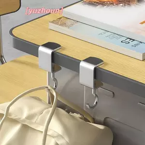 1 / 2 / 4 chiếc 360° Móc bàn bằng thép xoay được - Lắp đặt không phá hủy, có thể tháo rời cho bàn làm việc văn phòng, ký túc xá trường học