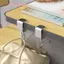 1 / 2 / 4 chiếc 360° Móc bàn bằng thép xoay được - Lắp đặt không phá hủy, có thể tháo rời cho bàn làm việc văn phòng, ký túc xá trường học