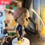 Cầu thủ bóng đá in 3D Phiên bản Q Đồ trang trí Mô hình trường xanh Harland Messi C Rombape