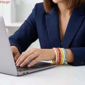 THEGIRL8B Vòng Hoa Trung Quốc, Men Trung Quốc Vintage Cloisonne Lắc Tay, Thủ Công Hoa Nhỏ Cổ Điển Vintage Vòng Tay Nữ Quà Tặng Cho Nữ Cô Gái