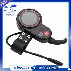 Bảng điều khiển LH100 6PIN cho xe tay ga điện / Đồng hồ tốc độ hiển thị LCD Ebike