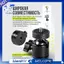 Ball Head Tripod Mount Bộ chuyển đổi Camera xoay có thể điều chỉnh nhỏ gọn và đèn vòng để chụp ảnh