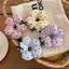 AqToCna Hình Hoa Tóc Scrunchies In Hình Trái Tim Dễ Thương Độ Đàn Hồi Cao Không Trượt Dây Tóc Cho Bé Gái Mặc Cả Ngày Yoga AqToCna