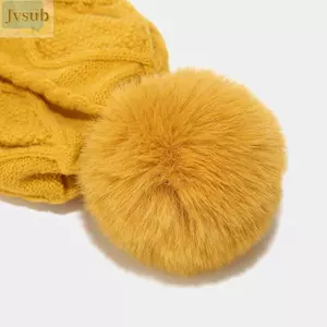 Găng tay màn hình cảm ứng JVSUB Bộ khăn quàng cổ mũ chống gió dày ngoài trời