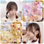JVSUB 10 Cái / bộ Băng Đô Quấn Tóc Co Giãn, Phụ Kiện Tóc Băng Đô Nơ Lớn Dễ Thương, Dây Buộc Tóc Lưới Cao Su Ngọt Ngào Bé Gái