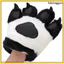 8 Chiếc Găng Tay Móng Vuốt Động Vật Trang Phục Phụ Kiện Fursuit Tiếp Liệu 2.50X2.50X2.30CM Đen khxinggao
