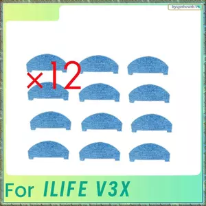 12 chiếc giẻ lau để thay thế bộ phận máy hút bụi Robot V3X