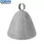 <cosyh>High Quality Sauna Hat Wool Cap Anti Heat Grey Porosity With Hanging Loop