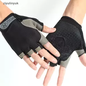 Ziyulinyuk Găng Tay Nửa Ngón Tập Gym Thể Dục Chống Trơn Trượt Nam Nữ Gel Pad Găng Tay Guantes Tập Gym Đi Xe Đạp Găng Tay Ngón Phụ Kiện Xe Đạp VN