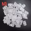 30 Chiếc Kệ Tủ 90 Độ Góc Nhựa Nẹp Góc Chân Đế Trắng