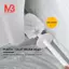 Phụ kiện phòng tắm dự phòng thay thế Bàn chải làm sạch nhà vệ sinh bằng nhựa trơn Giá đỡ đầu màu trắng (2x Đầu trắng)
